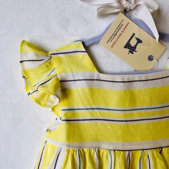 Beautiful yellow dress with functional pockets - Picture 2 of 2